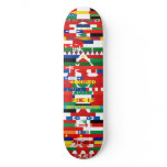 Asian Flags Skateboard