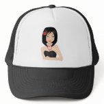 Asian Girl hats