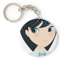 Asian girl keychains