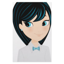 Asian girl stationery