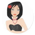 Asian Girl stickers