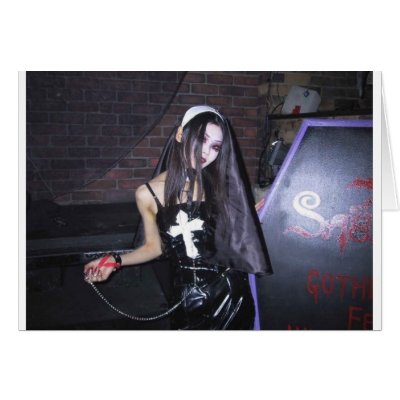 Asian Goth Girl Cards by TheCommitteeTo