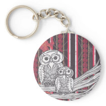Asian Owls keyring