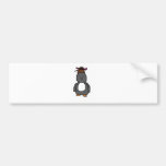 Asian Penguin Bumper Sticker