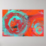 Asian Query Blue Poster huge