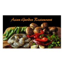 Asian Restaurant Business Card