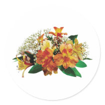 Asiatic Lilies and Stephanotis Stickers