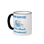 Ask About My Twin Grandsons Mugs