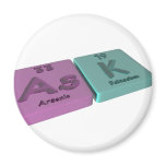 Ask as As Arsenic and K Potassium Magnet
