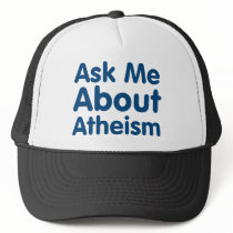 Ask Me About Atheism Hats
