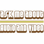 Ask Me About Audio and Video Photo Cut Out