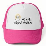 Ask Me About Autism (Girl 1) Mesh Hat
