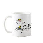 Ask Me About Autism (Girl 2) Coffee Mugs