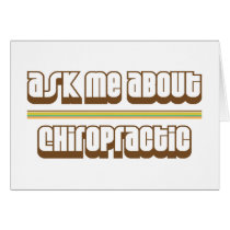Ask Me About Chiropractic Card