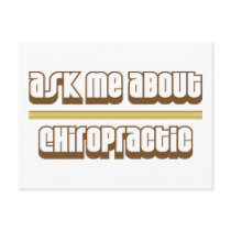 Ask Me About Chiropractic Postcards