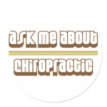 Ask Me About Chiropractic Sticker