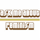 Ask Me About Feminism photo sculptures