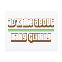 Ask Me About Hang Gliding Post Card