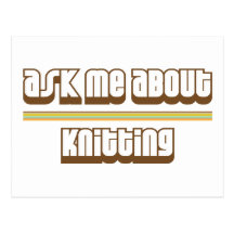 Ask Me About Knitting Post Cards