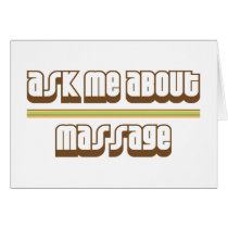 Ask Me About Massage Cards