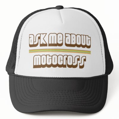 Ask Me About Motocross Hat by proton