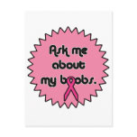 Ask Me about My Boobs! Breast Cancer Awareness