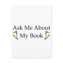 Ask Me About My Book Post Card