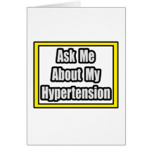 Ask Me About My Hypertension Cards