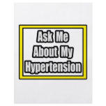 Ask Me About My Hypertension flyers