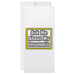 Ask Me About My Insomnia rack cards