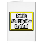 Ask Me About My New Boyfriend cards