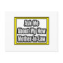 Ask Me About My New Mother-In-Law Postcards