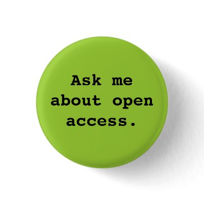 Ask me about open access. pin by JasonBairdJackson