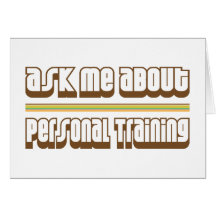 Ask Me About Personal Training Cards