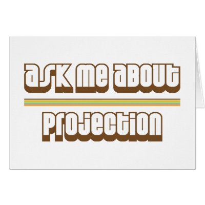Ask Me About Projection Greeting Card by proton