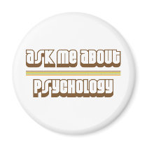 Ask Me About Psychology Refrigerator Magnets