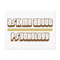 Ask Me About Psychology Postcard