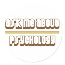 Ask Me About Psychology Sticker