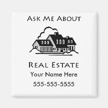 Ask Me About Real Estate Magnet