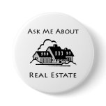 Ask Me About Real Estate Pin
