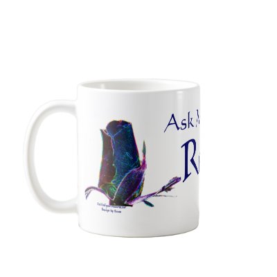 Ask Me About Reiki Coffee Mug by SmilinEyesTreasures