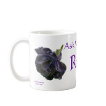 Ask Me About Reiki Purple Rose Coffee Mug
