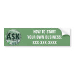 Ask Me Bumper Stickers