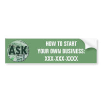 Ask Me Bumper Stickers