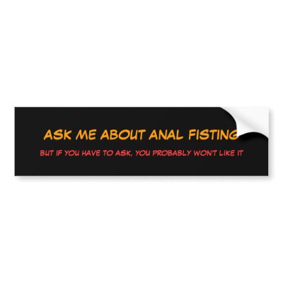 ASK ME BUMPER STICKER by ashloghann