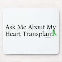 Ask Me Heart Mouse Pads
