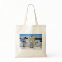 Ask Me No More by Sir Lawrence Alma Tadema Tote Bag