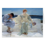 Ask Me No More by Sir Lawrence Alma Tadema Greeting Cards