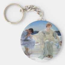Ask Me No More by Sir Lawrence Alma Tadema Key Chains