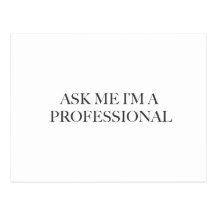 ask me postcard